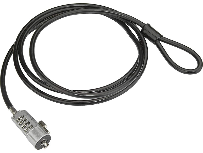 4XEM Combination Laptop Cable Lock, 6 ft. (4XLAPLOCK6B)