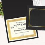 Royal Consumer Rome Gold Foil Certificates, Gold, 15/Pack (GEO47829)