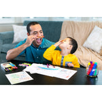 Crayola Washable Tripod Grip Triangular Crayons, Assorted Colors, 8/Pack, 8 Packs/Bundle (BIN811460-8)