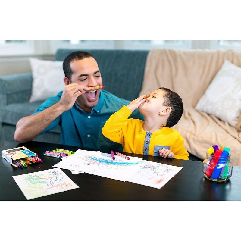 Crayola Washable Tripod Grip Triangular Crayons, Assorted Colors, 8/Pack, 8 Packs/Bundle (BIN811460-8)