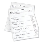 Heavyweight Clear Job Ticket Holder, Top Load 9 x 12 Insert, Clear Front, 10/Pack