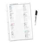Heavyweight Easy Load Diamond Clear Sheet Protector, Side: 3-Hole Punched, Top Load 8.5 x 14 Insert, Clear Front, 25/Pack
