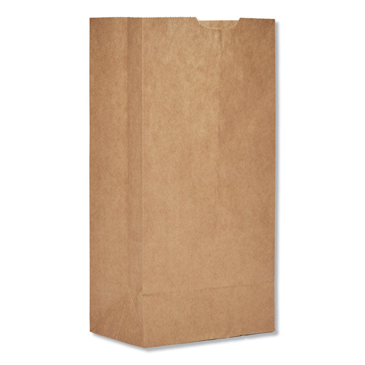 Grocery Paper Bags, 4# Size, 30# Basis Weight, 5" x 3.13" x 9.75", Kraft, 500 Bags/Pack, 8 Packs/Bundle