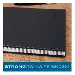 Wirebound Guided Business Notebook, Action Planner Project-Management Format, Dark Gray Cover, (80) 9.5 x 7.5 Sheets