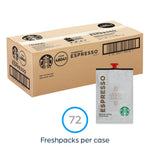 Starbucks Espresso Coffee Flavia Freshpacks, Blonde Roast, 72/Carton (MDR00218)