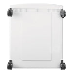 Two-Drawer Mobile Filing Cabinet, 2 Legal/letter-Size File Drawers, Gray, 14.75" X 18.25" X 26"