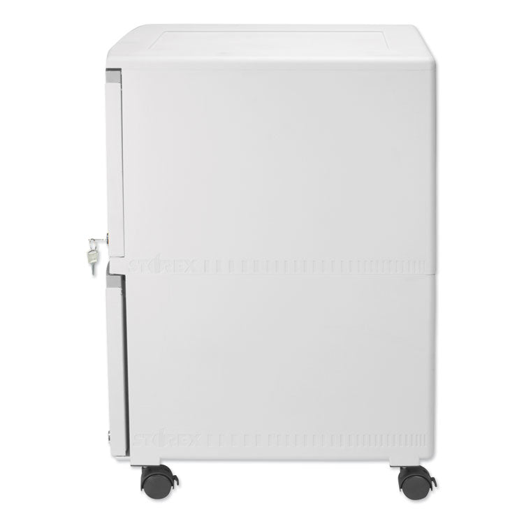 Two-Drawer Mobile Filing Cabinet, 2 Legal/letter-Size File Drawers, Gray, 14.75" X 18.25" X 26"