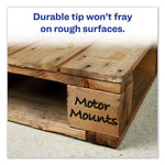 Marks A Lot Extra-Large Desk-Style Permanent Marker, Extra-Broad Chisel Tip, Black (24148)