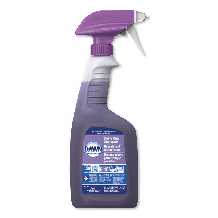 Heavy Duty Degreaser Spray, 32 oz Bottles, 6 Bottles and 2 Trigger Sprayers/Carton
