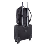 Cadence 2 Section Business Backpack, Fits Devices Up to 15.6", Polyester, 6 x 6 x 17, Charcoal