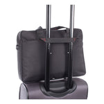 Stride Executive Briefcase, Fits Devices Up to 15.6", Polyester, 4 x 4 x 11.5, Black