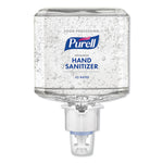 Advanced E3-Rated Instant Hand Sanitizer Gel, 1,200 mL Refill, Fragrance-Free, For ES4 Dispensers, 2/Carton