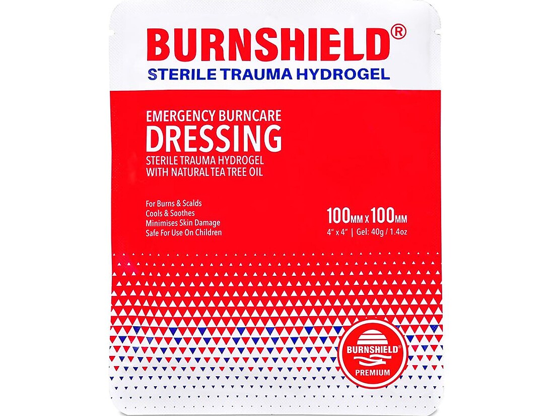 Burnshield Sterile Trauma Hydrogel Emergency Burn Dressing, 4" x 4", 10/Carton (901111)
