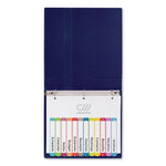 Customizable TOC Ready Index Multicolor Tab Dividers, 12-Tab, 1 to 12, 11 x 8.5, White, Contemporary Color Tabs, 1 Set