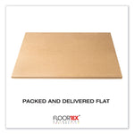 Cleartex Megamat Heavy-Duty Polycarbonate Mat For Hard Floor/all Carpet, 46 X 60, Clear