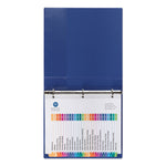 Customizable TOC Ready Index Multicolor Tab Dividers, 26-Tab, A to Z, 11 x 8.5, White, Traditional Color Tabs, 1 Set