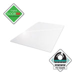 Cleartex Ultimat Polycarbonate Chair Mat for High Pile Carpets, 60" w x 48" l, Clear