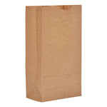 Grocery Paper Bags, 10# Size, Extra-Heavy-Duty, 60# Basis Weight, 6.31" x 4.19" x 12.38", Kraft, 1,000/Carton