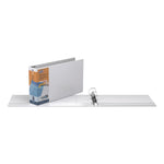 Quickfit Ledger D-Ring View Binder, 3 Rings, 3" Capacity, 11 X 17, White