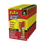 Flex Seal Liquid Super Glue, 0.2 oz., Clear, 2 Tubes/Pack, 8/Pack (SGLIQ2X3-CS)