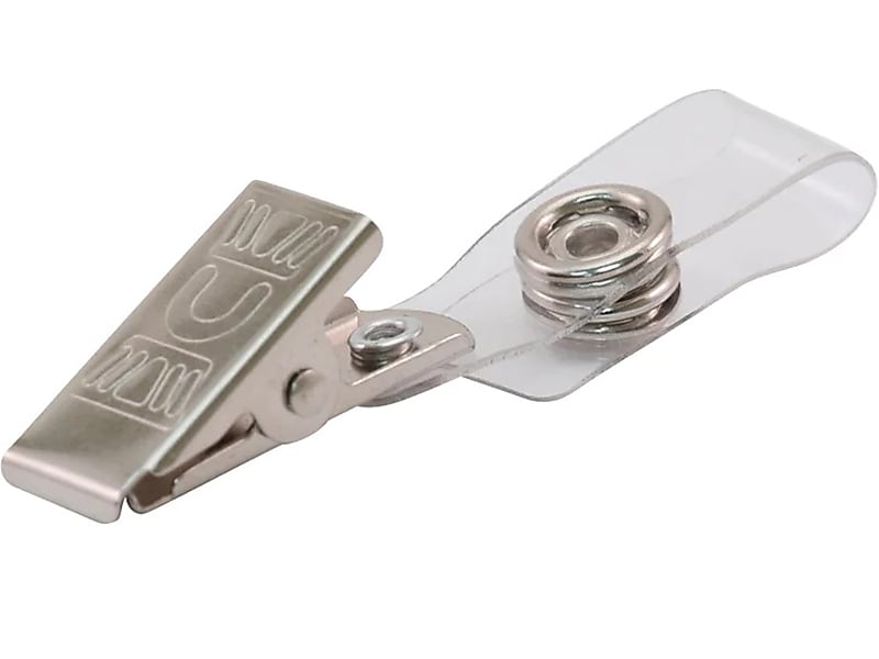 Advantus ID Badge Holder, Clear, 25/Pack (97302)