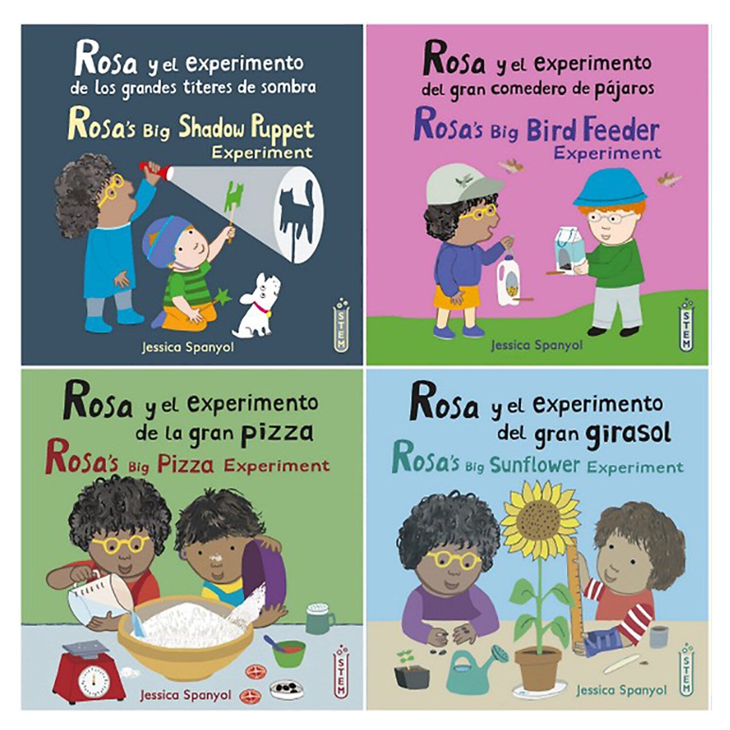 Rosa's Workshop Set 1 & 2 Bilingual Spanish/English, 8/Set (CPY9781786289841)