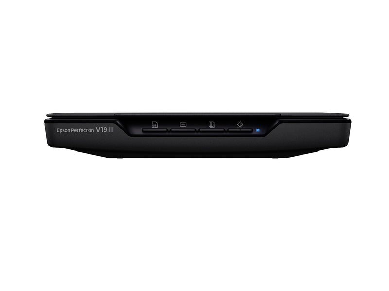 Epson Perfection V19 II Flatbed Portable Photo Scanner, Black (B11B267201)