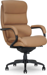 La-Z-Boy Aberdeen Ergonomic Bonded Leather Swivel Executive Chair, Tan (51545-TAN)