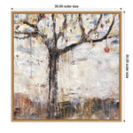 Amanti Art The Charming Tree by Jodi Maas Framed Canvas Wall Art Print, 30" x 30" (A42678027461)