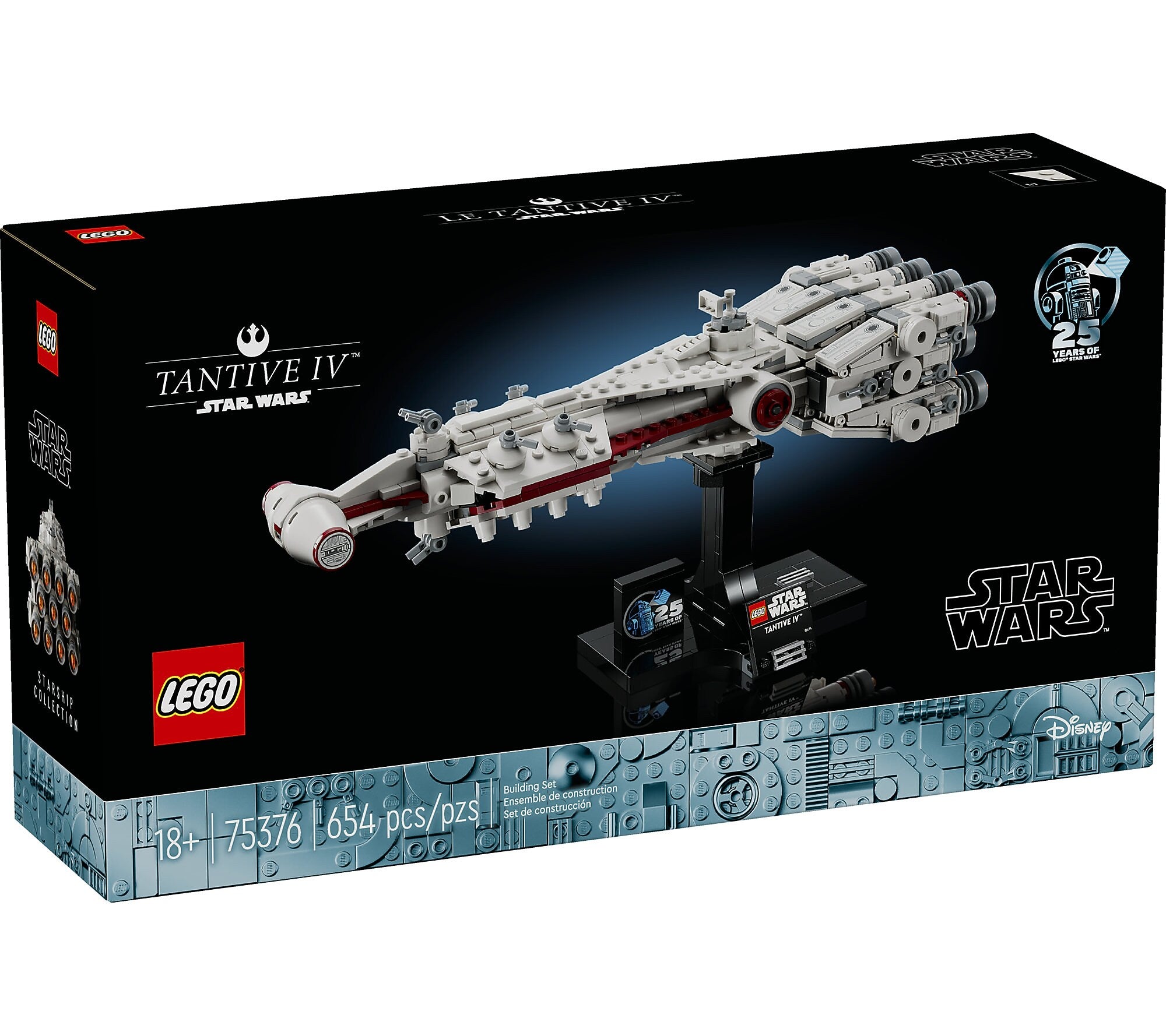 LEGO Star Wars Tantive IV, 654 Pieces (75376)