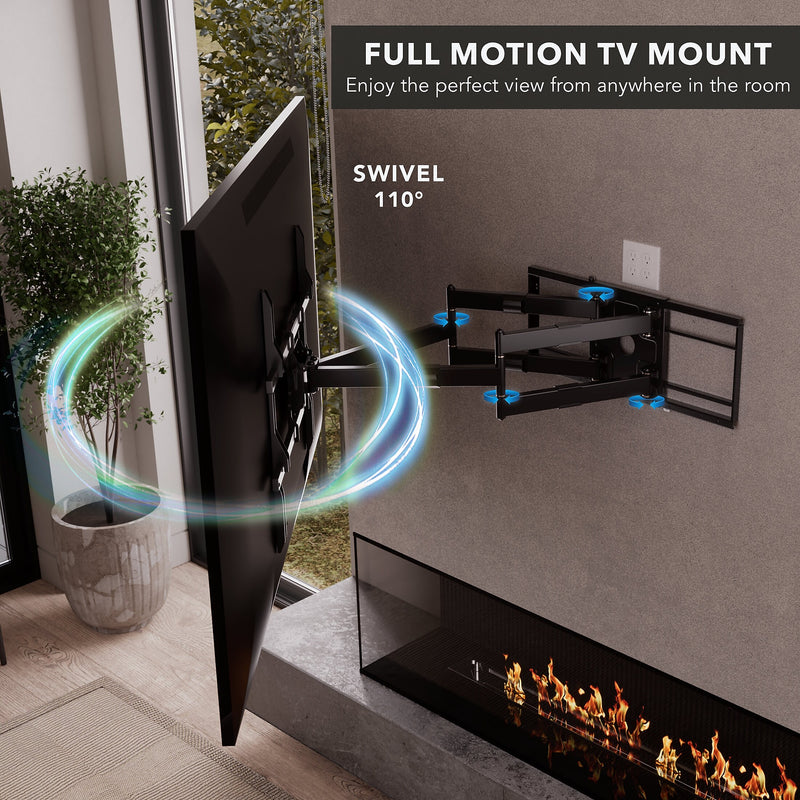 Mount-It! Full-Motion TV Mount, 275 lbs. Max. (MI-394)