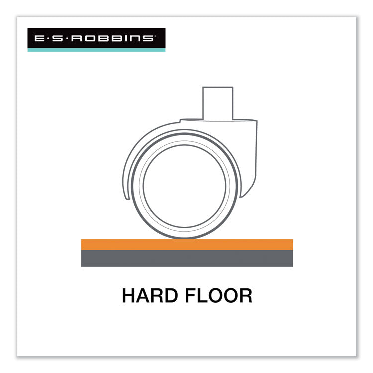 EverLife Chair Mat for Hard Floors, Light Use, Rectangular with Lip, 45 x 53, Clear