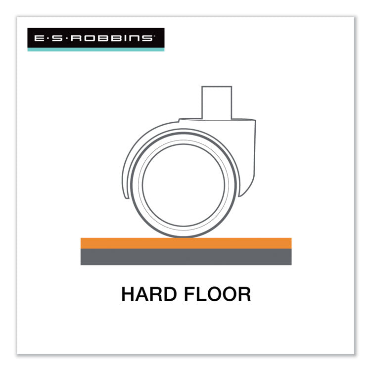EverLife Chair Mat for Hard Floors, Heavy Use, Rectangular, 46 x 60, Clear