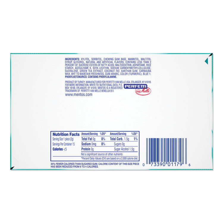 Pure Fresh Sugar-Free Gum, Wintergreen, 15 Pieces/pack, 10 Packs/box
