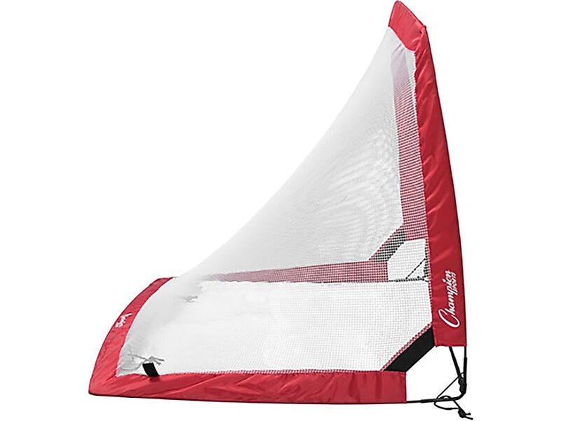 Champion Sports Rectangular Pop-Up Goal, Red (RG4837)