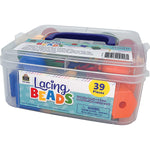 Teacher Created Resources Lacing Beads, Multicolored, 39 Pieces/Set (TCR21033)
