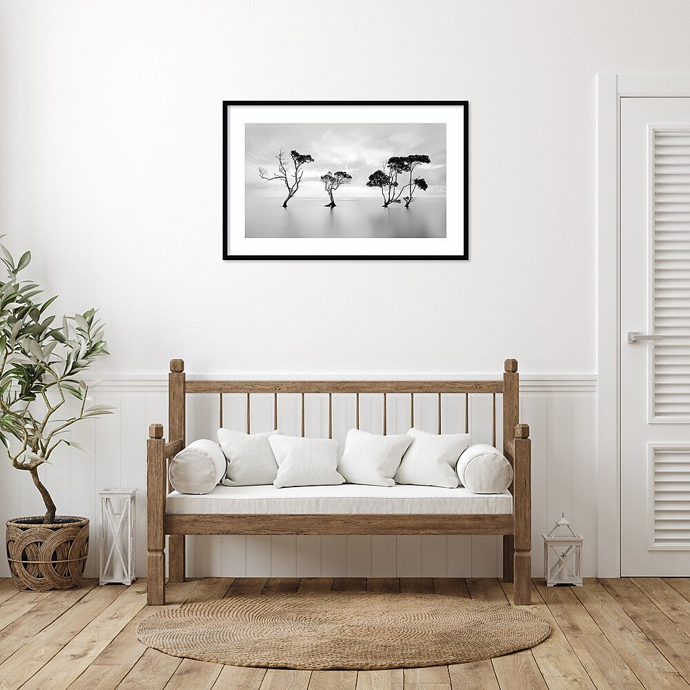 Amanti Art Waving Trees by Steven Fudge Wood Framed Wall Art Print, 41" x 27" (A42675533675)