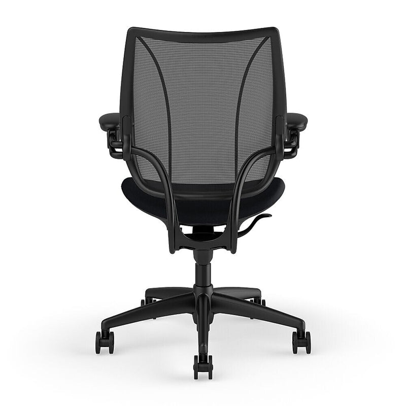 Humanscale Liberty Ergonomic Fabric Swivel Task Chair, Black (L113BM10CF10XFSHNSC)