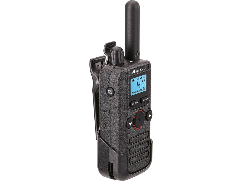 Midland BizTalk BR Series Business Radio Bundle, Black, 6/Pack (BR180X6BGC)