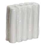 Dome Hot Drink Lids, Fits 8 oz Hot Cups, Plastic, White, 100/Sleeve, 10 Sleeves/Carton
