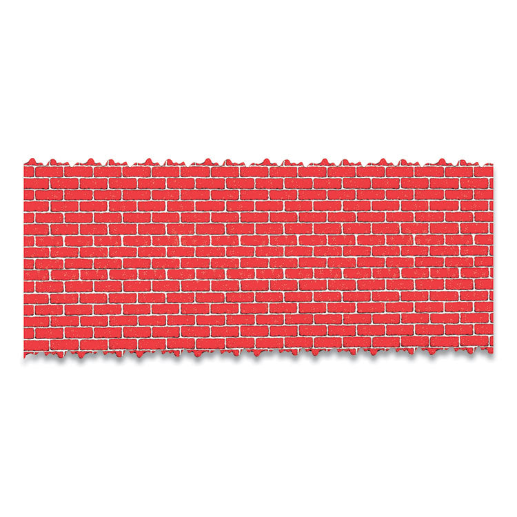 Corobuff Corrugated Paper Roll, 48" X 25 Ft, Holiday Brick