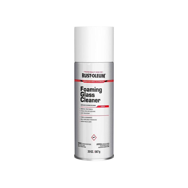 Rust-Oleum Foaming Glass Cleaner, 20 Oz., Dozen (381658)