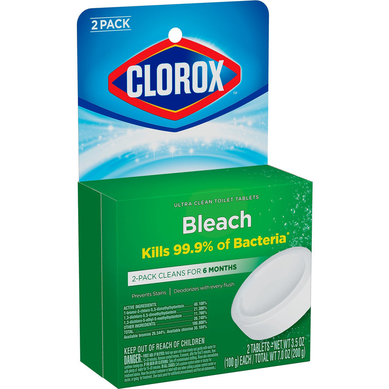 Clorox Ultra Clean Toilet Tablets Bleach, 3.5 oz.  (CLO30024)