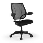 Humanscale Liberty Ergonomic Fabric Swivel Task Chair, Black (L113BM10FT10XFSHNSC)
