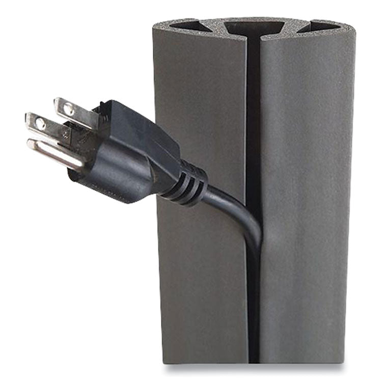 CORD PROTECTOR AND CONCEALER, 2.6" X 5 FT, GRAY