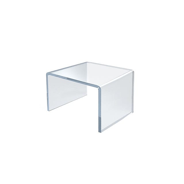 Azar Displays 2.5" Riser, Clear, 4/Pack (515328)