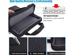 TechProtectus 9.7"-12" Water Resistant Vertical Laptop Sleeve, Shock-Absorbing, Black (TP-BK-VR11)