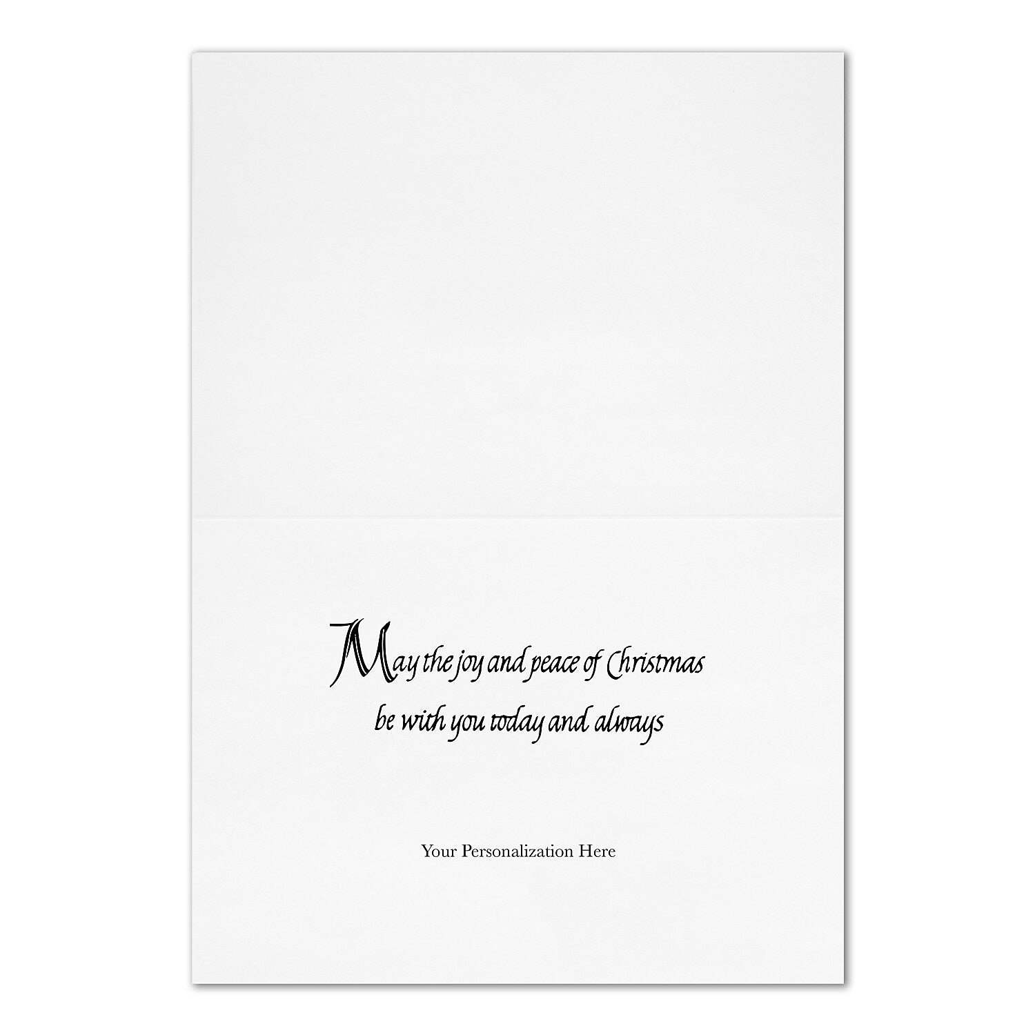 "Holiday Impression" Holiday Card w/ Unlined White Envelope, 50/BX