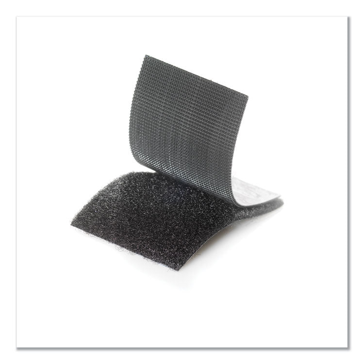 Industrial-Strength Heavy-Duty Fasteners, 2" X 4", Black, 2/pack