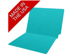 Medical Arts Press Heavy-Duty End Tab File Folder, Straight Cut, Letter-Size, Light Blue, 40/Box (S-09458-LBL)